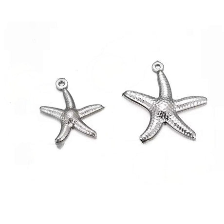 Vandfast Søstjerne Vedhæng, 15mm - Uniq Perler - 002811