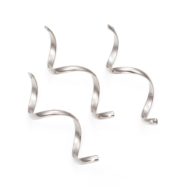 Vandfast Spiral Mellemled – Stål (50mm) - Uniq Perler - 126453