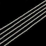 Vandfast Stål Ankerkæde – 2x1,5x0,4mm (25m) - Uniq Perler - 465404