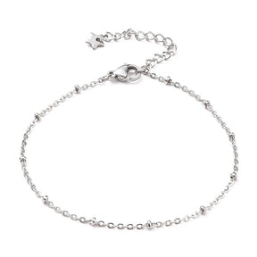 Wasserdichtes Stahlarmband – Satellitenkette (18,5 cm) - Uniq Perler - 