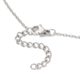 Water-resistant Steel chain – Satellite/slider chain 48 cm + extension chain - Uniq Perler - 