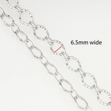 Vandfast Stål Kæde – Sunflower (1 Meter) - Uniq Perler - 