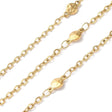 Vandfast Star Link Kæde, Forgyldt Stål, (2,8x2x0,5mm) - Uniq Perler - 1111489928