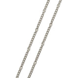 Vandfast Star panser Kæde, Stål, (2mm, 1m) - Uniq Perler - 