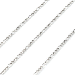 Water-resistant Twisted Chain, 2x5x1mm, 1m - Uniq Perler - 114321