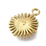 Vandfast Vedhæng, 18K Forgyldt Stål,( 13x10mm) - Uniq Perler - 375660