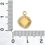 Vandfast Vedhæng, 18K Forgyldt Stål,( 13x10mm) - Uniq Perler - 375660