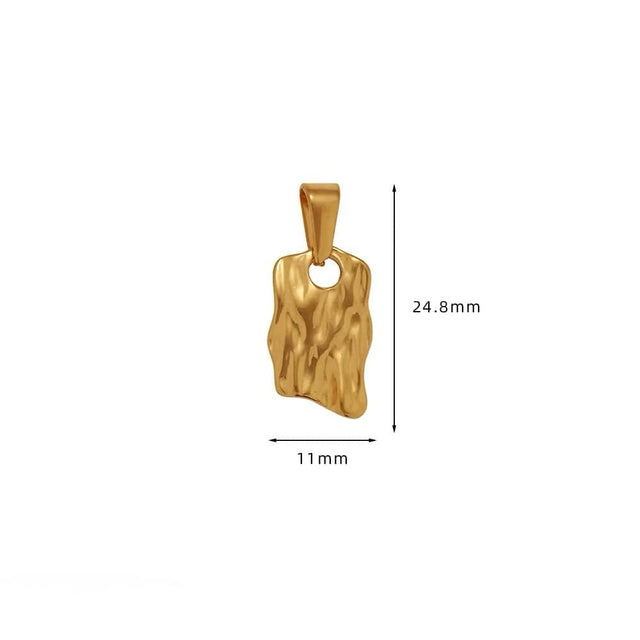 Vandfast vedhæng, "Bark" (str. 24,8x11 mm) - Uniq Perler - 116070