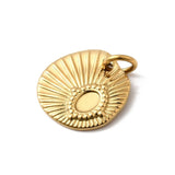 Vandfast Vedhæng Til Cabochon – 18K Forgyldt Stål (15x15,5mm) - Uniq Perler - 115742