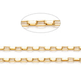 Vandfast Venezia Kæde – Forgyldt Stål (2x4x1mm) - Uniq Perler - 115198
