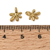 Vandfaste Abstrakt Vedhæng – 18K Forgyldt Stål (8,5x7mm) 2 stk - Uniq Perler - 126250