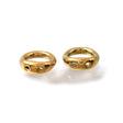 Vandfaste Connector Ringe – 18K Forgyldt Stål (6mm) 10 stk. - Uniq Perler - 126290