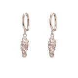 Vandfaste Creoler Med Smukt Organisk Vedhæng - Uniq Perler - 115586