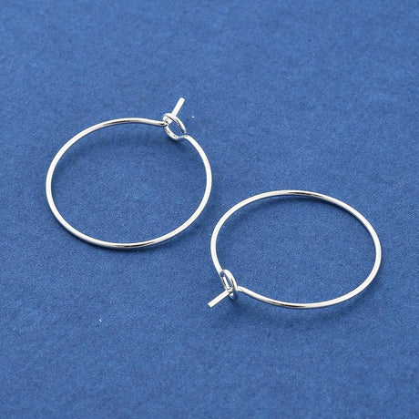 Vandfaste Creoler – Rustfrit Stål (24x20mm) 10 Par - Uniq Perler - 