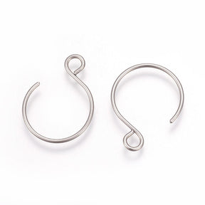 Water-resistant Hoops - Steel (19mm) - Uniq Perler - 113510