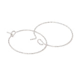 Vandfaste Creoler – Stål (21x25mm) 1 par - Uniq Perler - 