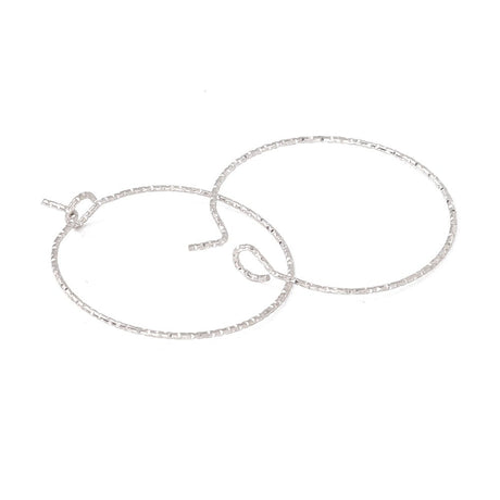 Vandfaste Creoler – Stål (21x25mm) 1 par - Uniq Perler - 