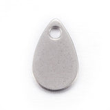 Vandfaste Dråbe Vedhæng, 8x5mm, 10 stk. - Uniq Perler - 113463