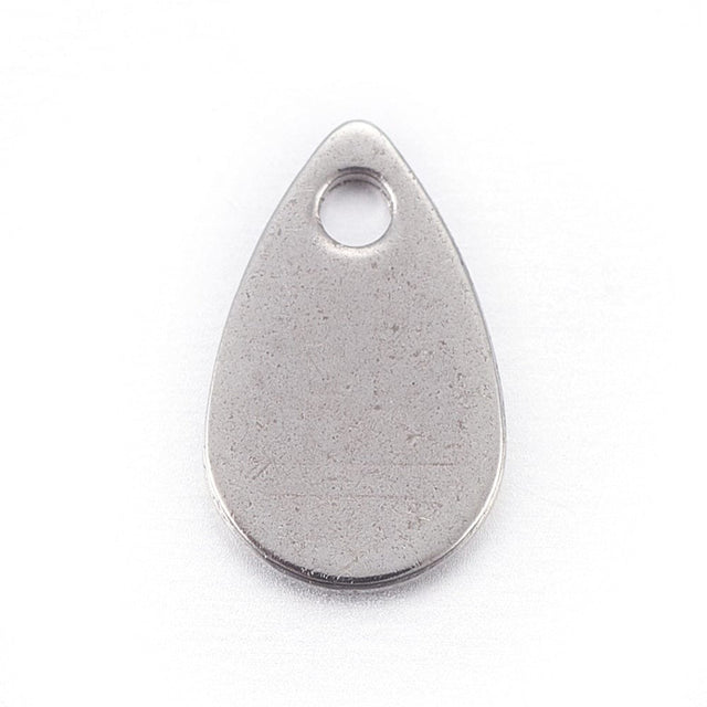 Vandfaste Dråbe Vedhæng, 8x5mm, 10 stk. - Uniq Perler - 113463