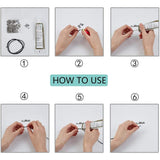 Vandfaste Endestykker – 18K Forgyldt Stål (7x1,6mm, 10 stk) - Uniq Perler - 387073