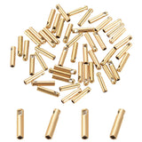 Vandfaste Endestykker – 18K Forgyldt Stål (7x1,6mm, 10 stk) - Uniq Perler - 387073