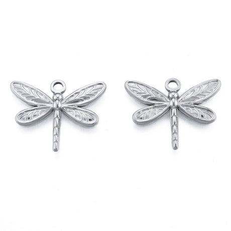 Vandfaste Guldsmede Vedhæng - Stål (20x25mm) 2 stk - Uniq Perler - 