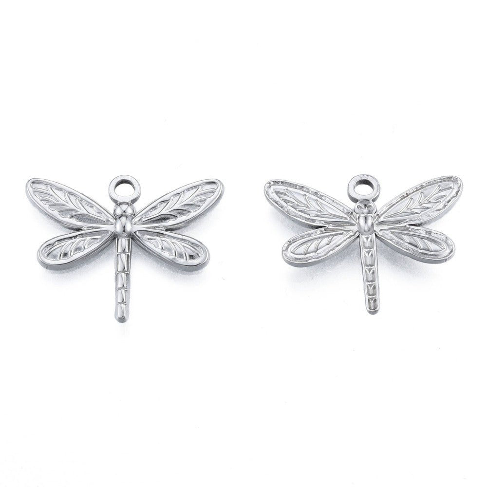 Vandfaste Guldsmede Vedhæng - Stål (20x25mm) 2 stk - Uniq Perler - 