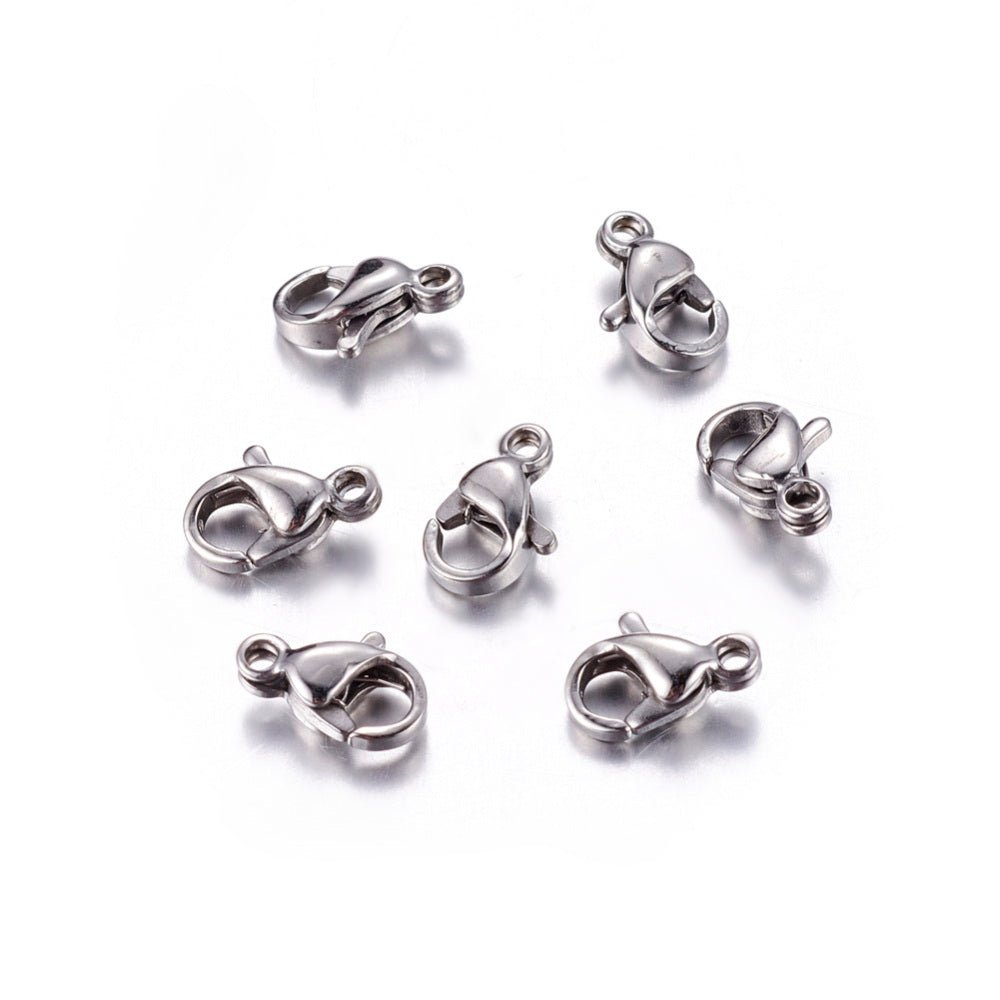 Water-resistant Carabiner lock in Steel 9mm (10 pcs) | Uniq Perler