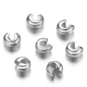 Wasserdichte Knotenverstecker – Stahl (3x4mm), 20 Stück - Uniq Perler - 664377