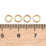 Vandfaste Lukkede Øskner – 18K Forgyldt Stål (5x0,8mm) 10 stk - Uniq Perler - 126272