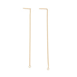 Water-resistant Ear Threads with Eye – 18K Gold-plated Steel (109mm)