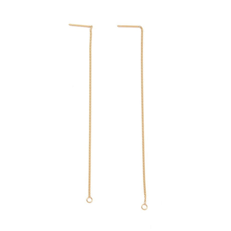 Water-resistant Ear Threads with Eye – 18K Gold-plated Steel (109mm)