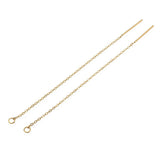 Vandfaste Ørekæder – Forgyldt Stål (80mm) - Uniq Perler - 112972