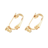 Vandfaste Øreklips - 18K Forgyldt Stål (20,5x7,5mm) - Uniq Perler - 115995