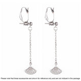 Vandfaste Øreklips - Stål (20,5x7,5mm) - Uniq Perler - 115994