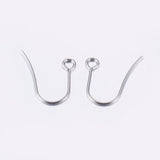 Vandfaste Ørekroge – Stål (18x15 mm, 5 Par) - Uniq Perler - 117021