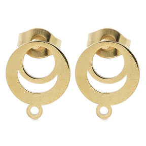 Vandfaste Ørestikkere – 18K Vandfast Stål (11.5mm) - Uniq Perler - 117794