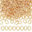Vandfaste Ovale Øskner – 18K Forgyldt Stål (6x5mm), 200 stk - Uniq Perler - 126292