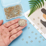 Vandfaste Ovale Øskner – 18K Forgyldt Stål (6x5mm), 200 stk - Uniq Perler - 126292