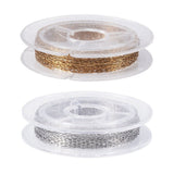 Wasserfeste Papierklammer-Ketten – 18K Vergoldet & Stahl, 5 m pro Farbe (2,2 x 0,7 mm)