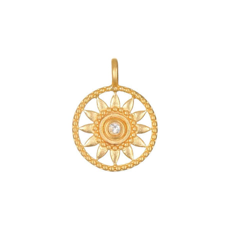 Vandfaste Vedhæng - 18K Forgyldt Stål - Uniq Perler - 125466