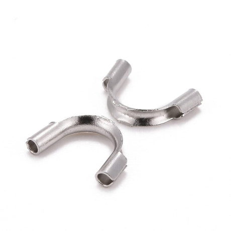 Vandfaste Wirebeskyttere – Stål (4x7x1,5mm), 10 stk. - Uniq Perler - 112346