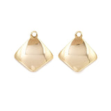 Vedhæng - 18K Langtidsholdbar Forgyldt (13x14,5x1mm) 4 stk - Uniq Perler - 116131