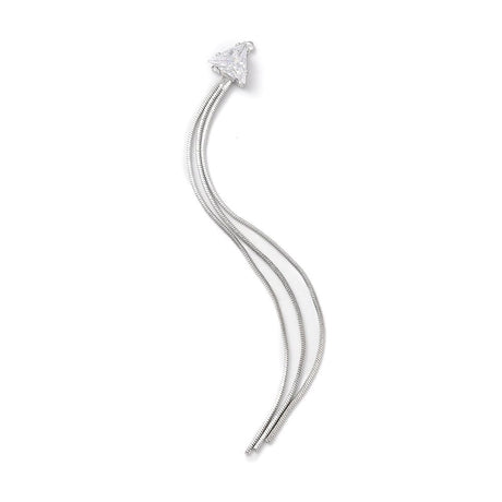 Vedhæng Med Zirkonia Og 3 "Haler" - Uniq Perler - 0001489291