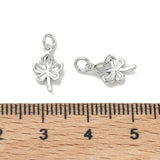 Vedhæng – Platinbelagt Messing (11,5x7,5x1,5mm) 4 stk. - Uniq Perler - 120544