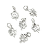Vedhæng – Platinbelagt Messing (11,5x7,5x1,5mm) 4 stk. - Uniq Perler - 120544