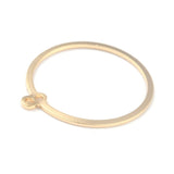 Vedhæng/Mellemled Med Dobbelt Øje, Forgyldt, (6 Stk) - Uniq Perler - 115679