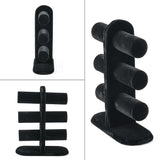 Velour Armbåndsdisplay – T - Bar Stativ (24,5x10x33cm) - Uniq Perler - 