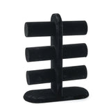 Velour Armbåndsdisplay – T - Bar Stativ (24,5x10x33cm) - Uniq Perler - 