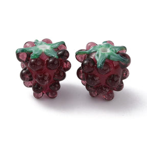 Trauben Lampwork Glasperlen (14x12mm) - Uniq Perler - 115308